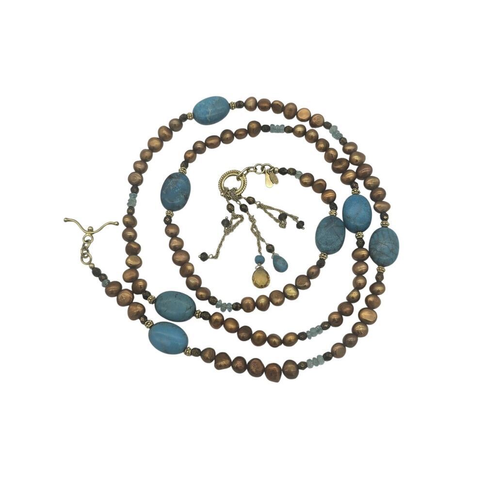 Vintage Avindy SI 925 36 inch Long Necklace - Picture 4 of 8